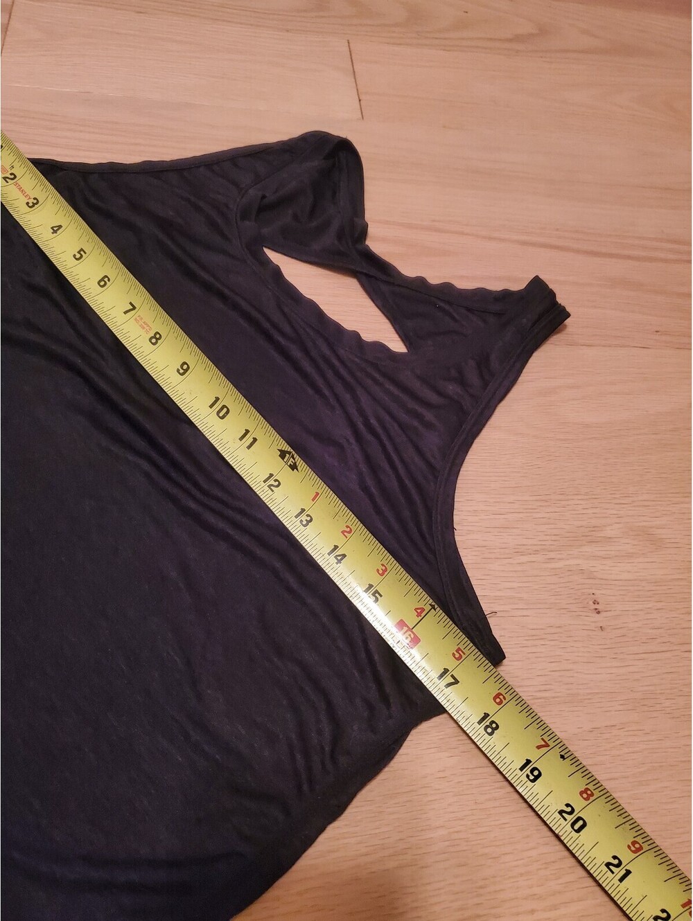 Black Racerback Tank Top - Picture 3 of 4